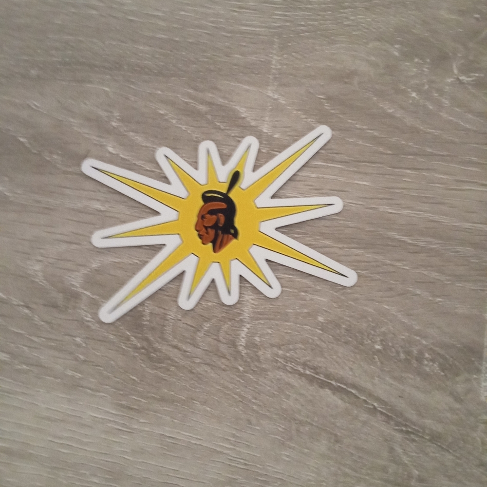 [2 For 1] Yellow Starburst Magnet